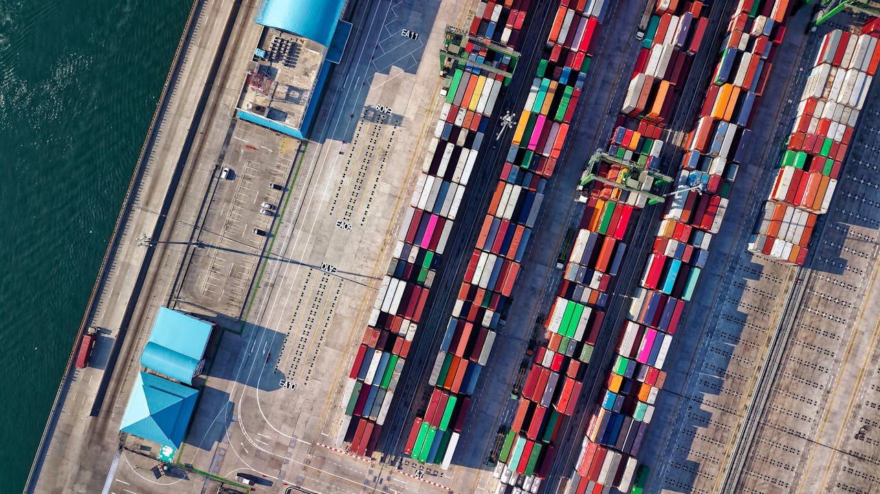 Container Van Lot